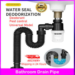 Deodorant Sewer Drain Pipe Expandable Flexible Bathroom Sink Drain Pipe Bathroom Kitchen Accessories Plumbing Drain Sewer Pipe For Wash Basin Sink