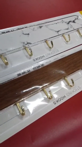 6 Sticking Hooks Key Holder for Wall Self Adhesive/Hooks/Adhesive Sticker Multi-Purpose 6 Hook for hanging strong/Heavy Duty Sticky Hooks for Hanging