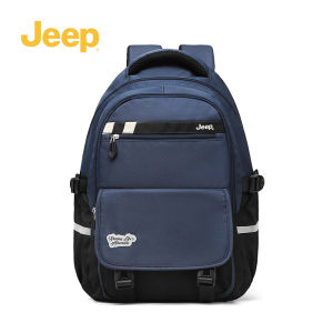 Jeep Kids Schoolbag Grade 3 to Grade 6 Girls Spine Protection Burden Reduction Junior High School Students Super Light Boys and Girls Boys Backpack