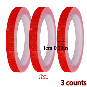 Bike Stickers Reflective Tape Fluorescent MTB Bike Bicycle Strips Cycling MTB Tapes for Bicycle Helmet Motorcycle Scooter