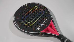 GAIVOTA 2026 New Womens Red PX30 Attack Racket Padel Tennis Racket Carbon Fiber Rough Surface Treatment Rotating Outdoor Sports
