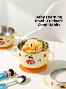 XIAOCHUSHU | Kids Feeding Bowl 3+ Years 316 Stainless Steel