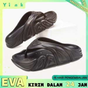 Sandal Jepit Pria Keren Terbaru Polos Karet Tebal Sendal Gunung Cowok Outdoor Indoor Empuk EVA Anti Slip