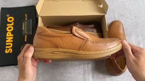 Giày nam da bò cao cấp SUNPOLO dự tiệc đi làm đi công tác CS5091
