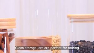 One Two Cups Toples Kaca Penyimpanan Makanan Coffee Storage Glass Jar 750 ml - GH1270 - Transparent