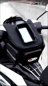 Túi treo đầu xe ZDK K4 mẫu mới-Túi Grab ZDK K4 có ngăn đựng đồ rộng rãi rất tiện lợi dùng xem bản đồ đi ship hàngđi phượt
