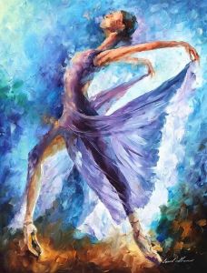 Kayou | Oil Painting by Number Kit Fashion Ballet Dancer Ballerina Figure Art Canvas Wall Art for Adults DIY Home Decor Gift