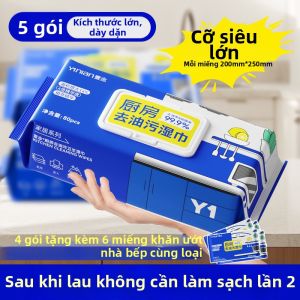 Yinian | Khăn Lau Bếp Đặc Chuyên Loại Bỏ Dầu Mỡ Nặng