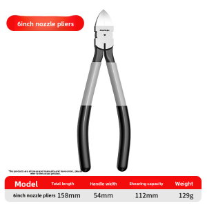 MONLEYTA | High Hardness Water Outlet Pliers Electronic Model Cutting Pliers Industrial Grade Oblique Mouth Thin Blade Side Cutter