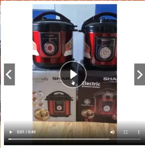 Nồi Áp Suất Điện Sharp KS-226- 6L-nồi hầm ninh nấu cơm đa năng hàng chính hãng bảo hành 12 tháng