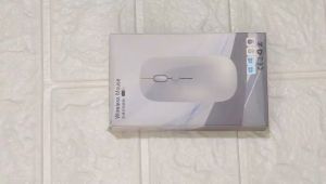Chuột Không Dây Dùng Pin Sạc tặng lót chuột Click Không Gây Tiếng Ồn Bluetooth 2.4GhzKhoảng Cách 10-20M.