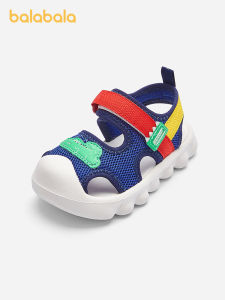 Balabala Giày trẻ em trẻ em Xăng đan thể thao bé trai và bé gái thoáng khí 2025 mùa hè mới Giày đi biển chống trượt