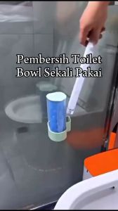 Set Sikat Wc Pembersih Wc / Pembersih Toilet Bowl  Sekali Pakai / WC Set Sikat Kamar Mandi Sikat Kloset Sekali Pakai Yang Viral Bersih Bersih Rumah Untuk Lebaran