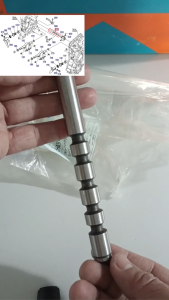 5H49117110 | Trục Càng Cua Bánh Răng 3 Tầng DC-70 | DC-70Plus | DC-70Pro