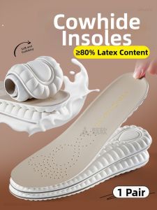 ZUYINBULUO | Comfy and Resilient Clogs Insoles Leather Latex