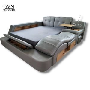เตียงฟูล 6ฟุต ออฟชั่น รุ่น J1 เตียงฟูลออฟชั่น มาพร้อมกับฟังก์ชั่นการใช้งาน เตียงโซฟา มาประสบการณ์ Full Option Bed J1