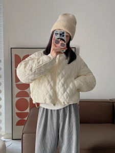 Super Nice Cotton-Padded Jacket for Women 2024 New Arrival Korean Style Quilted Cotton-Padded Jacket Small Short Puffer Jacket Fall and Winter Thin Cotton-Padded Jacket