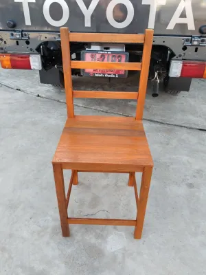 เก้าอี้ทานอาหาร รหัสสินค้าเก้าอี้พนักพิง 3 เส้น 40 * 40 * 95 ซม