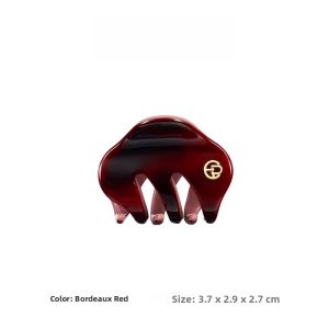 Evita Peroni Mini Hair Clip Womens Fringe Stylish Small Gripper Hair Accessory Original Design out PVC Acetate Board