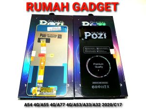 LCD OPPO A54 4G/A55 4G/A77 4G/A53 2020/A33 2020/A32 2020/REAL C17/REAL 7I/A53S/A11S/1+NORD BLACK POZI FULLSET TOUCHSCREEN KUALITAS PREMIUM
