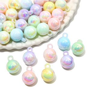 5-10pcs/bag 16mm Acrylic Colorful Hanging Beads For DIY Necklace Bracelet Jewelry Making Accessories