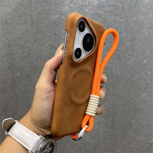 Yellow Magnetic Skin-Like Huawei Pura70 Pro+ Ultra Thin Luxury Personality Mate60 pro Bumper Case Silicon Protective Cover