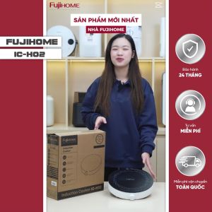 Bếp từ inverter 2200W FUJIHOME Nhập Khẩu chống nước bếp đơn điện từ mini tròn nhỏ ceramic di động tiết kiệm điện