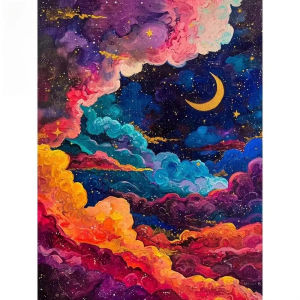 Starry Landscape Night Nature Jigsaw Puzzle 500 1000 1200 2000pcs For Adults Quality Time Cognitive Training Mind Game Toy