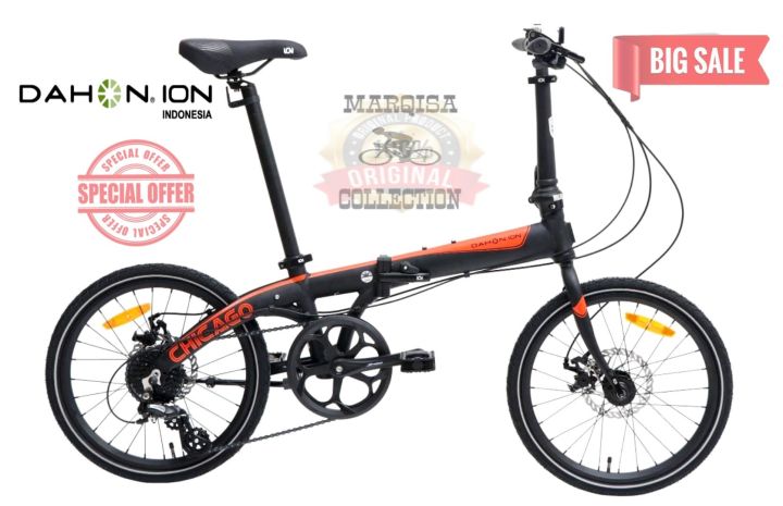 Sepeda Lipat 20 Inch Dahon ION Chicago Alloy Speed Cakram Disc