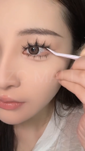 Trilogi si pemalas 10-13MM Kapasitas besar 10 baris eyelash bulu mata palsu 3D Natural Douyin Look