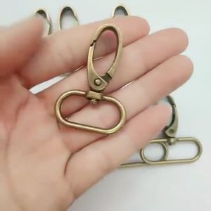 5pcs Metal Bags Strap Buckles Lobster Clasp Collar Carabiner Snap Hook DIY KeyChain Bag Part Accessories 13/15/20/25mm