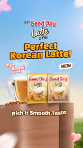 GOOD DAY LATTE ORIGINAL Kopi Good Day Korea isi 1 Renceng x 10 Sachet