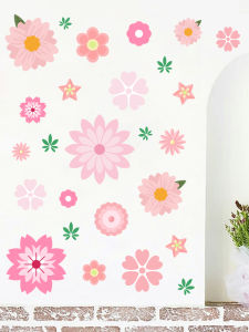 Nghệ Thuật Trang Trí Tường Chống Thấm Nước Hoa Quả Tươi Mùa Xuân Đơn Giản Tươi Mới Trang Trí Tường Phòng Ngủ Trang Trí Nhà