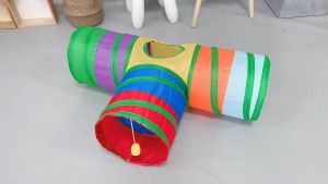 Marino Home อุโมงค์แมวสามทาง อุโมงค์สายรุ้ง(แมว) ของเล่นแมว บ้านแมว No.Y1735