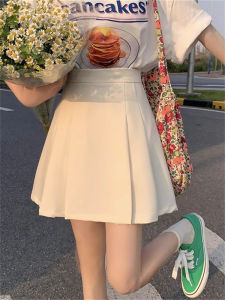 Váy Ngắn Xếp Ly Chữ a Ngọt Ngào Cho Nữ Mùa Hè Thường Ngày Cạp Cao Che Hông Chống Ánh Sáng Thiết Kế Chống Trượt Váy Nửa Thân