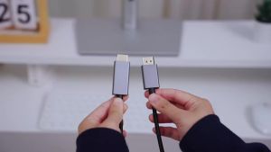 Cabletime | CABLETIME DisplayPort to HDMI Cable 4K 60HZ DP to HDMI Cable Converter DP1.2 for HDTV Projector Laptop PC