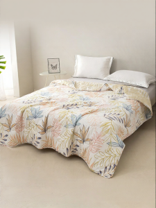 New Spring and Summer Washable Printed Cotton Summer Blanket