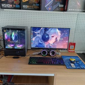 Bộ PC Gaming...Core i3 10105F + GTX 1650 4GB DR6 /Ram 16GB DR4 3200/SSD M2 256G/Màn hình 24in FHD ips full viền.