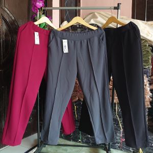 Realpict💯 DOTY PANTS ~ Remaja & Big Size / M to 4XL BB 45-89kg ADA / Crepe Premium TEBAL MELAR / Saku Aktif