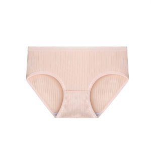 MiiOW | Pure Cotton Ladies Underwear Seamless Triangle Shorts Comfortable Breathable Antibacterial Mid Waist Design For Young Women