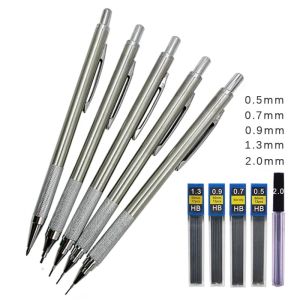 Mechanical Pencil 0.3/0.5/0.7/2.0mm: A Low Center of Gravity Metal Drawing Special Pencil
