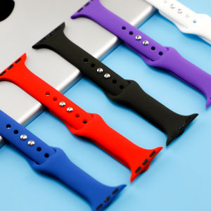 VUAERANG Soft Silicone Strap for Apple Watch 38mm 42mm 40mm 44mm 41mm 45mm 49mm Slim Sport Watchband Bracelet for I Watch Series 8/7/SE/6/5/4/3/2/1/Ultra Replacement Accessories