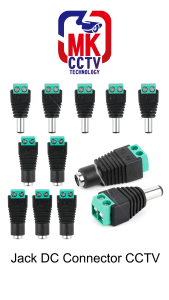 Konektor Socket Jack DC Female dan Male | Conektor colokan Jack buat CCTV dc cowo dan dc cewe
