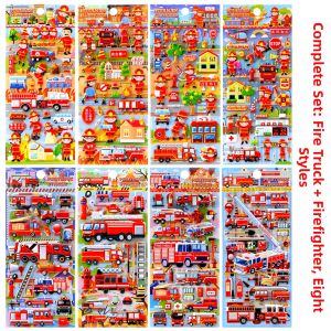 Shanle | Children 3D Fire Truck Stickers