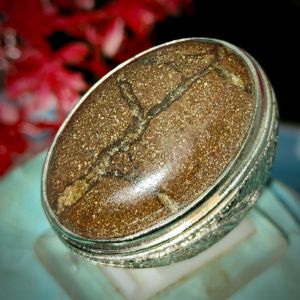 natural akik jala sutra motif tri sula unik