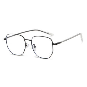 JN IMPRESSION Anti-blue Light Photochromic Non-prescription Glasses Finished Gray Glasses