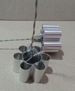 Cetakan kue saroja kembang goyang bahan Alumunium tebal anti lengket