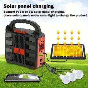 Solar Power Generation Portable Power Station Multifunctional Emergency Equipment Large Capacity