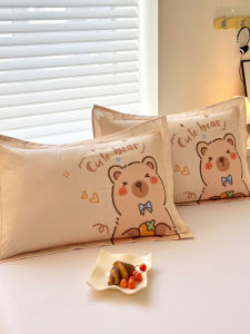 Khăn Trải Giường Trẻ Em 100% Cotton Nguyên Chất Hoạt Hình Hình Dạng Gấu Trúc Hình Chữ Nhật Dùng Cho Trẻ Em Từ 3-12 Tuổi