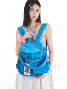JANDRESS | Commuter Large Capacity Backpack with Multiple Pockets and Rivet Decorations